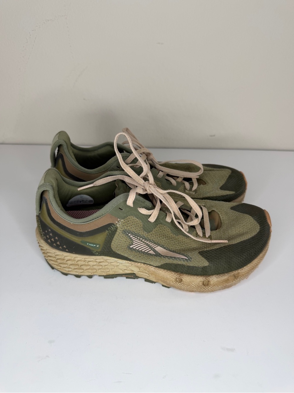 Altra Timp 4 Running Shoes Sneakers Women Size 9.5 Green Hiking Running Walking